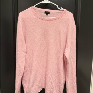 J. Crew Soft Pink Crew Neck Sweater